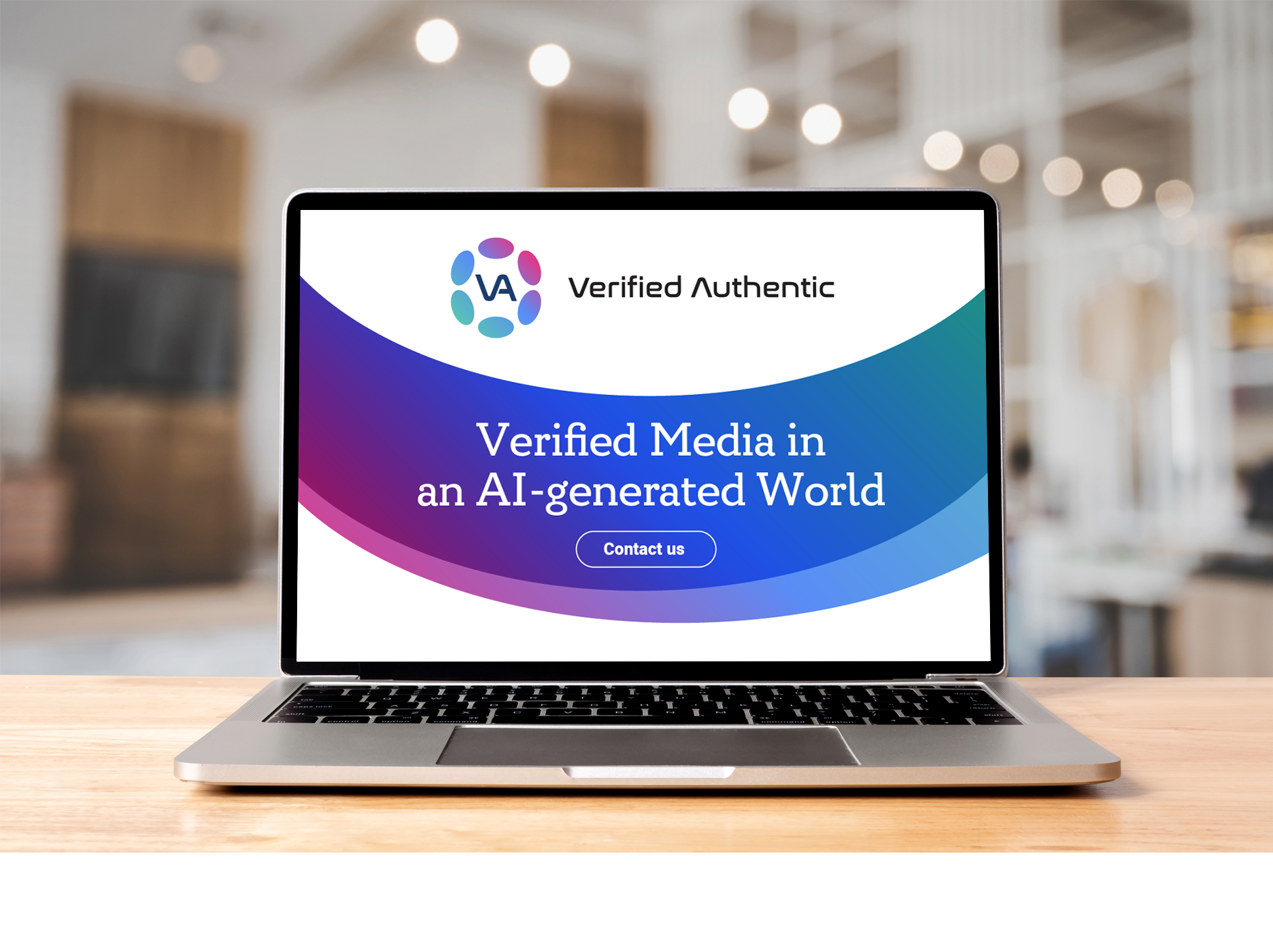 Verified Authentic Logo and Landing Page